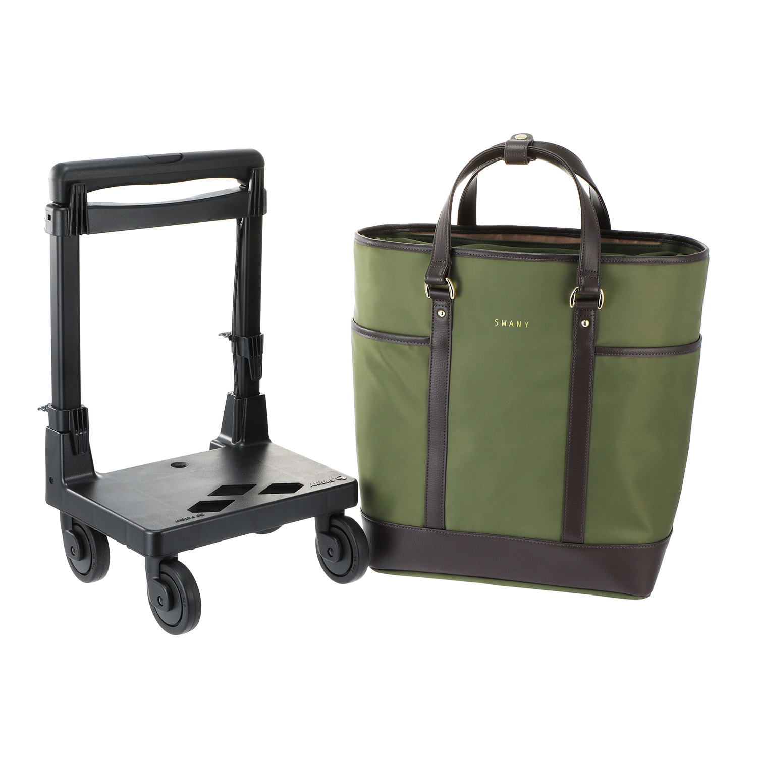 スワニー アクティブタウン トートキャリーＩＩ ４輪ストッパー付 ＜Ｍサイズ＞