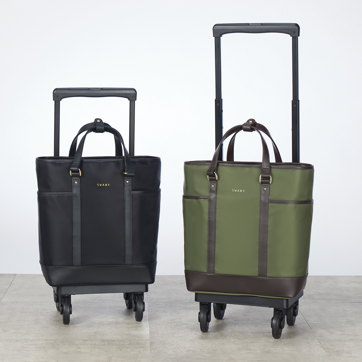 スワニー アクティブタウン トートキャリーＩＩ ４輪ストッパー付 ＜Ｍサイズ＞