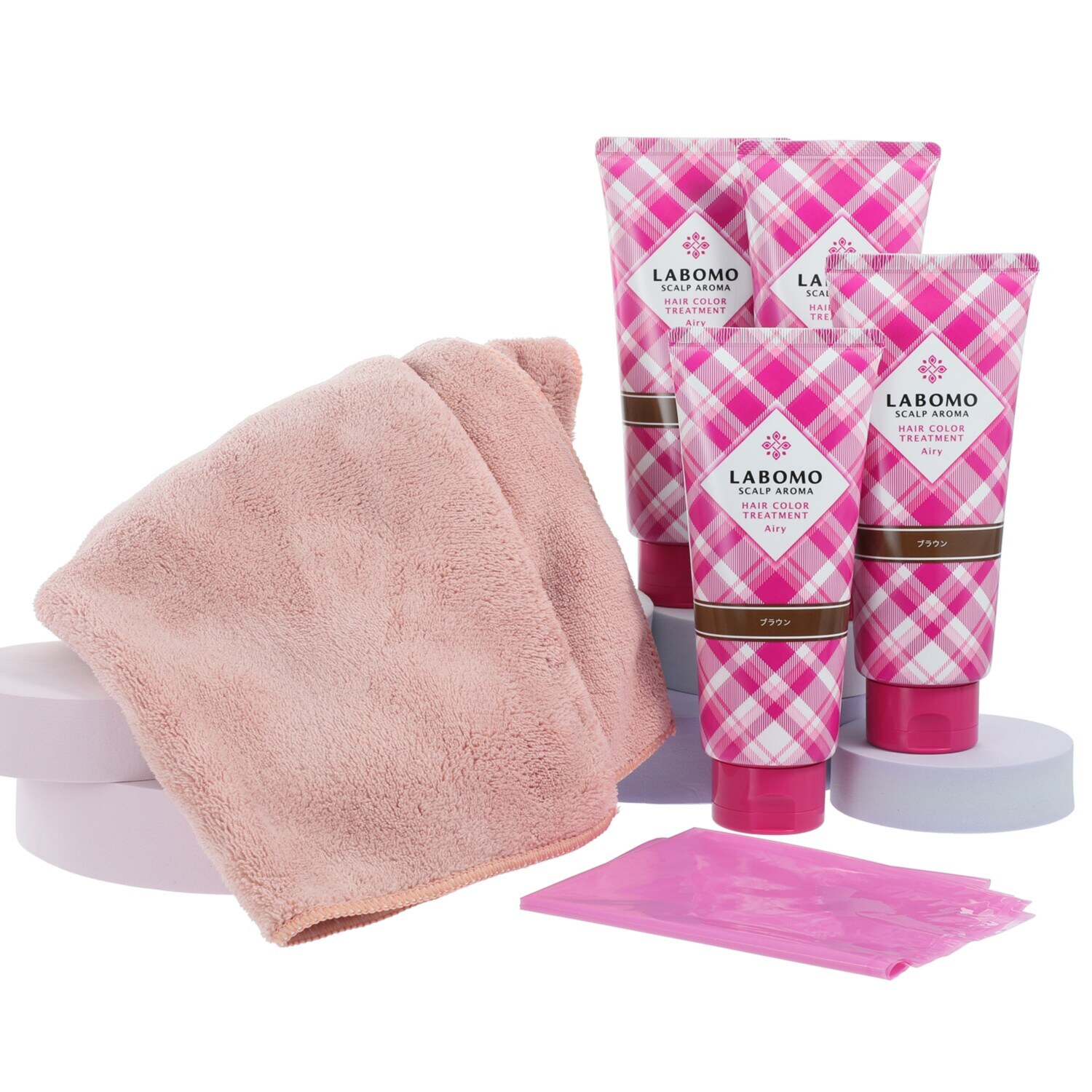 アートネイチャー ３分で簡単白髪染め＆ もっと艶めく髪色長続き ヘアカラー トリートメント　エアリ ４本特別セット