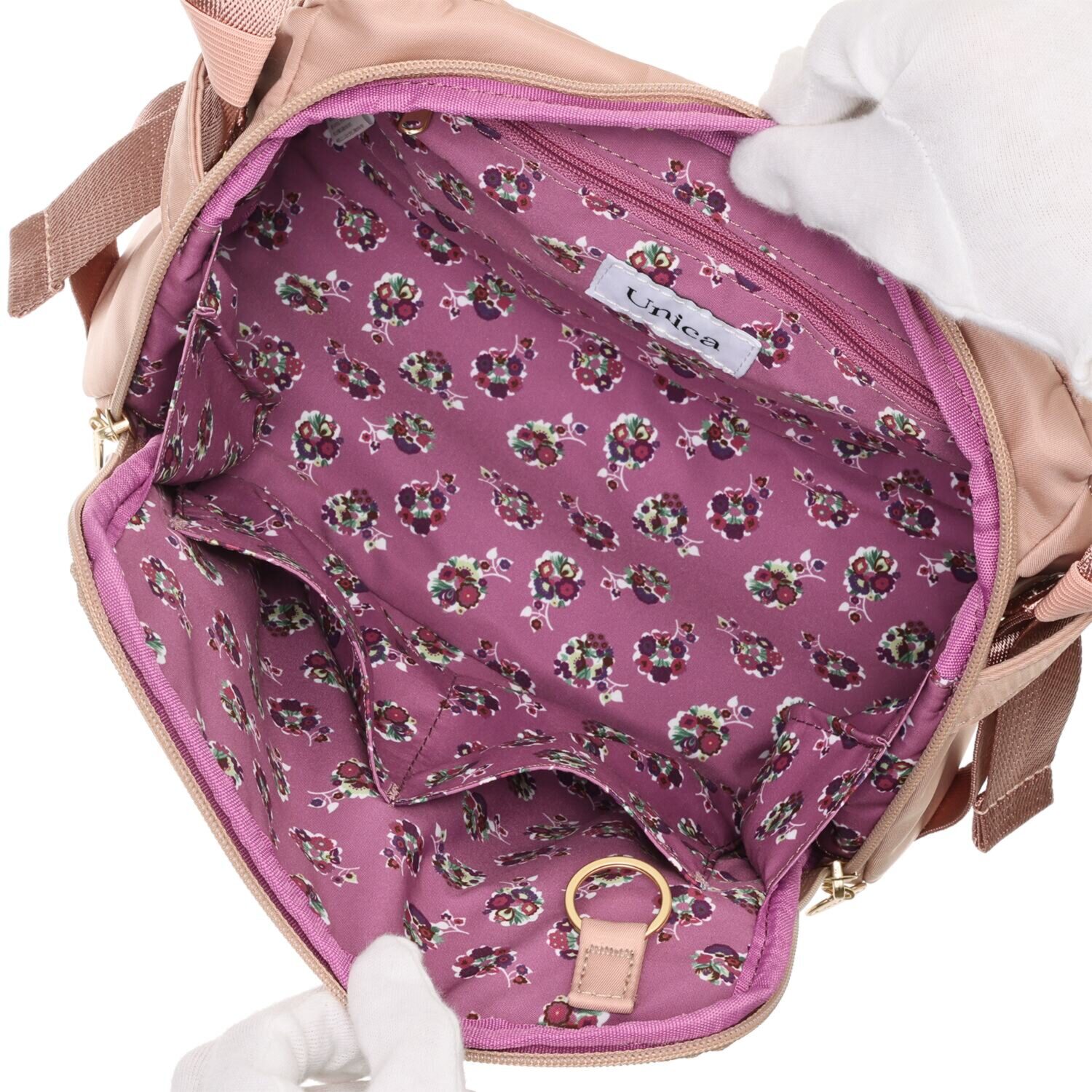 ウニカ 人間工学に基づいた ふんわりキルトポケット ショルダーバッグ