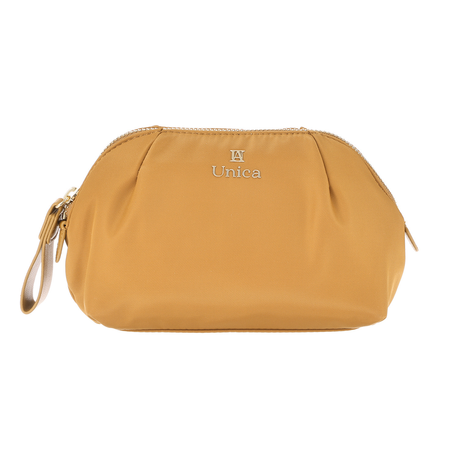 ウニカ 大きく開閉 ふんわりギャザーポーチ