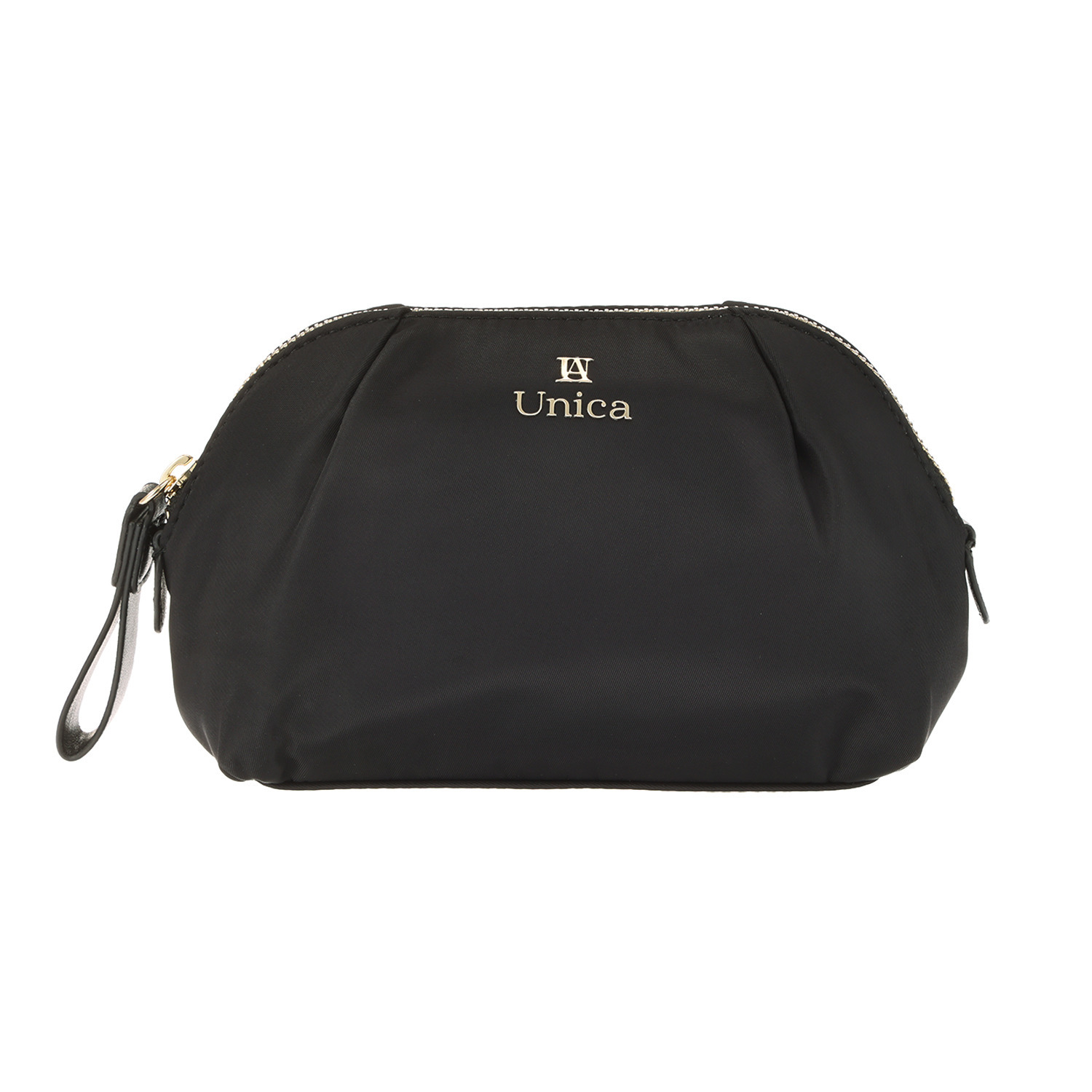 ウニカ 大きく開閉 ふんわりギャザーポーチ