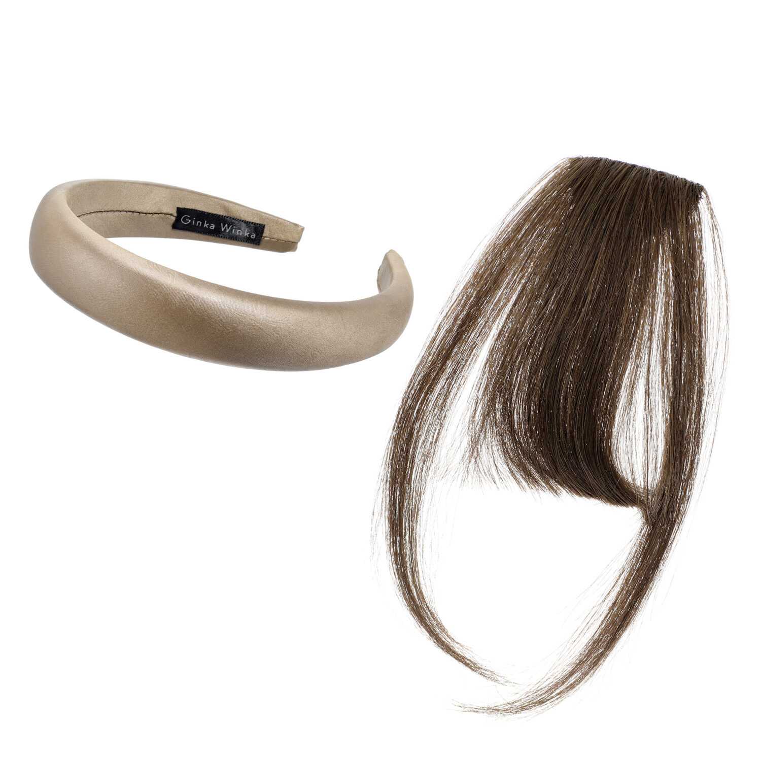 ギンカウィンカ 前髪とお顔周りの毛が 自然に完成 ドレスドヘア 前髪ウィッグ＆ カチューシャ