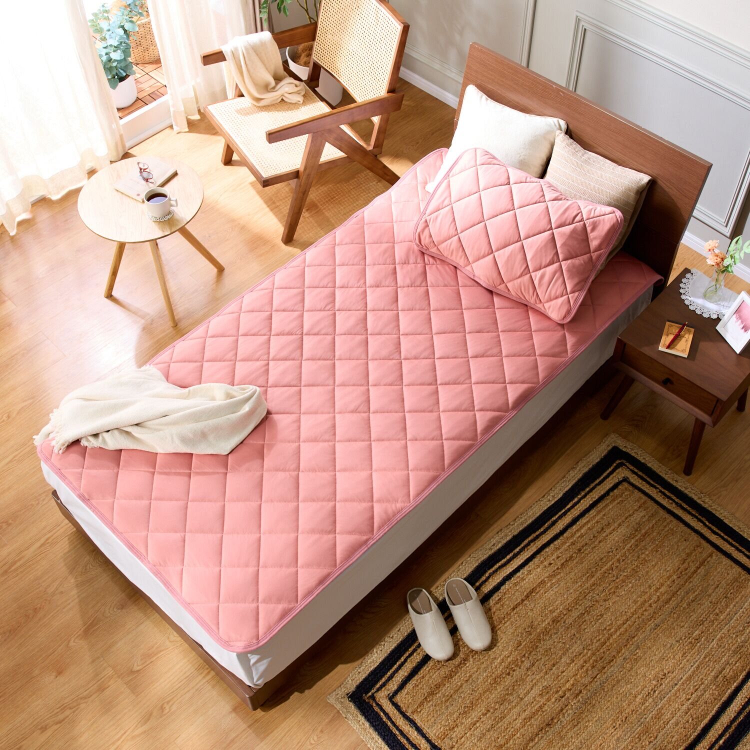 モリリン 優れた温度調整力＆ とろとろの肌触り！ サーモアジャストＩＩ 敷きパッド ＜シングル＞