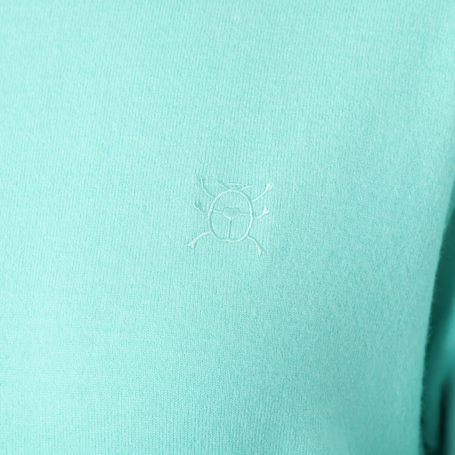 ホリーズ　アズ 刺しゅうアクセント ニットプルオーバー