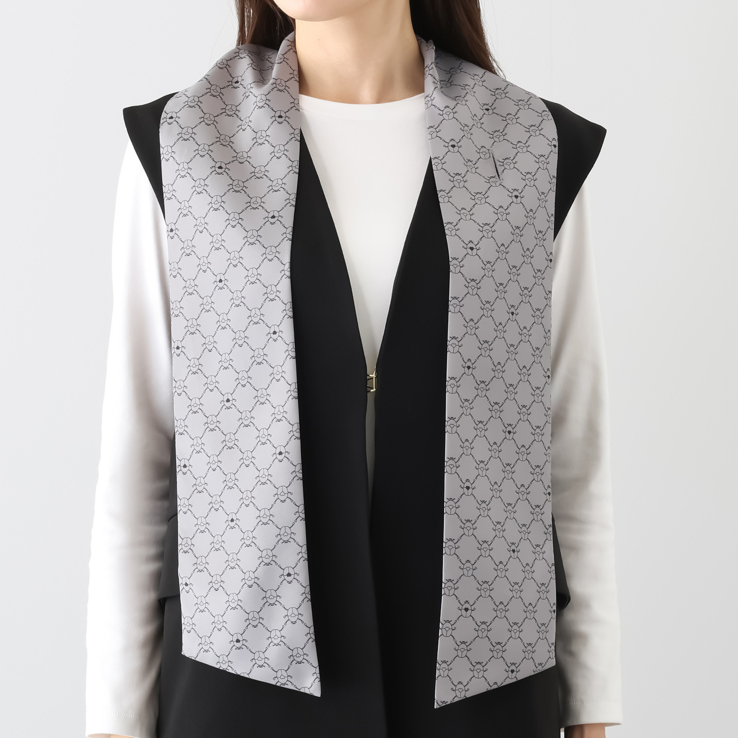 ホリーズ　アズ コガネムシモティーフ プリントスカーフ