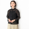 ラブソル 刺しゅうレース ブラウス