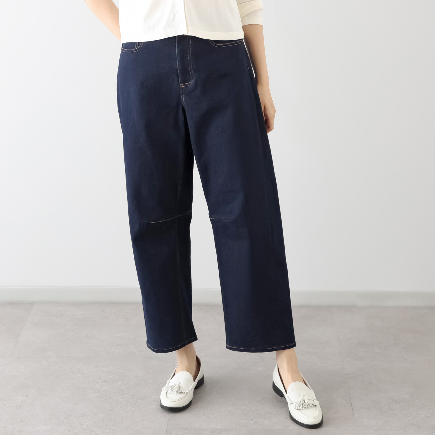 エムジェイアール　バイ マチコ　ジント　ロンドン カーブシルエット ストレッチデニムパンツ