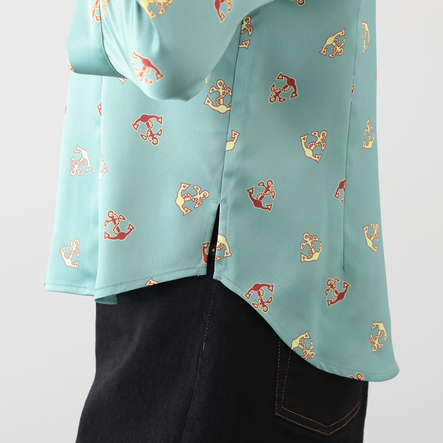 エムジェイアール　バイ マチコ　ジント　ロンドン オリジナルプリント シャツジャケット