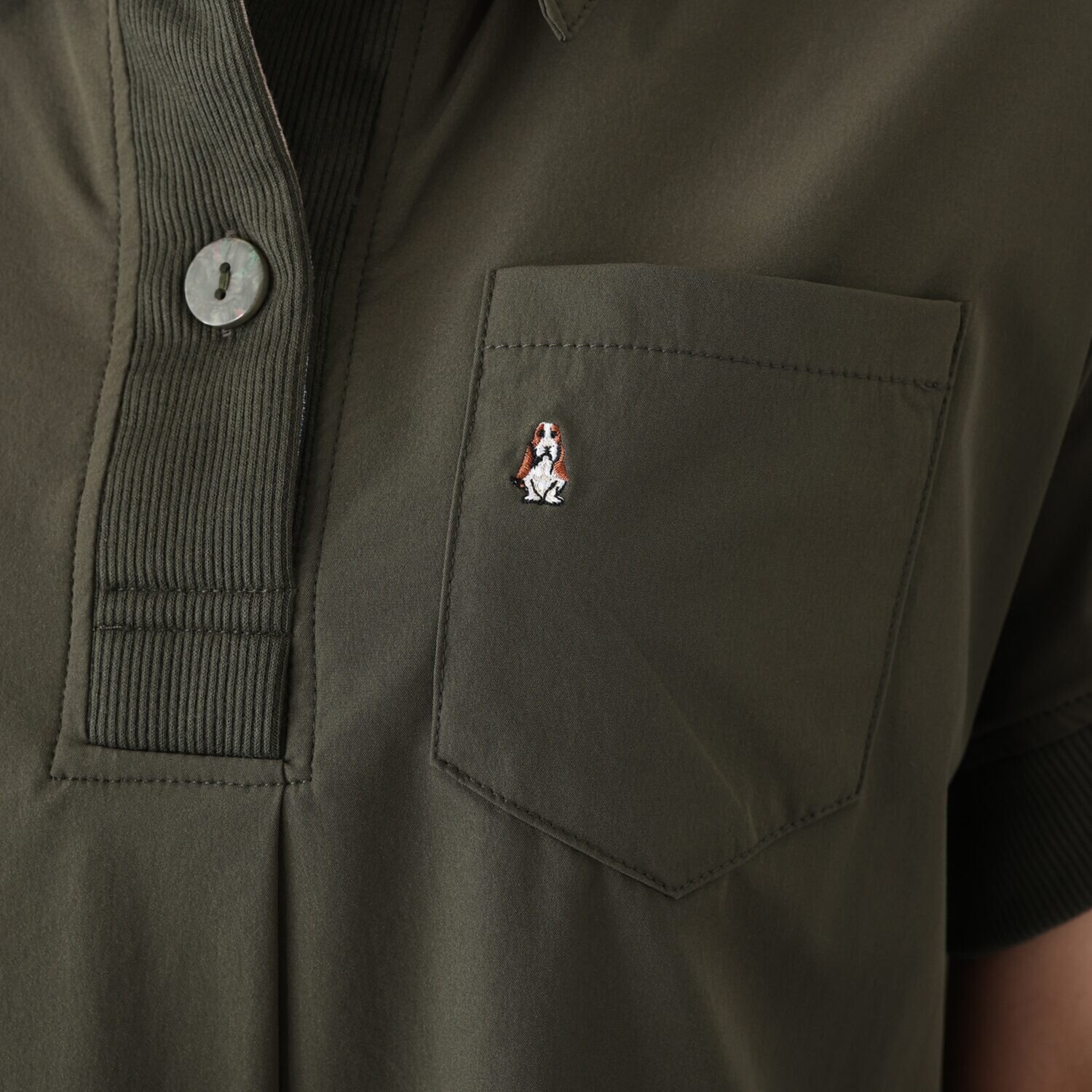 ハッシュパピー スキッパー シャツワンピース