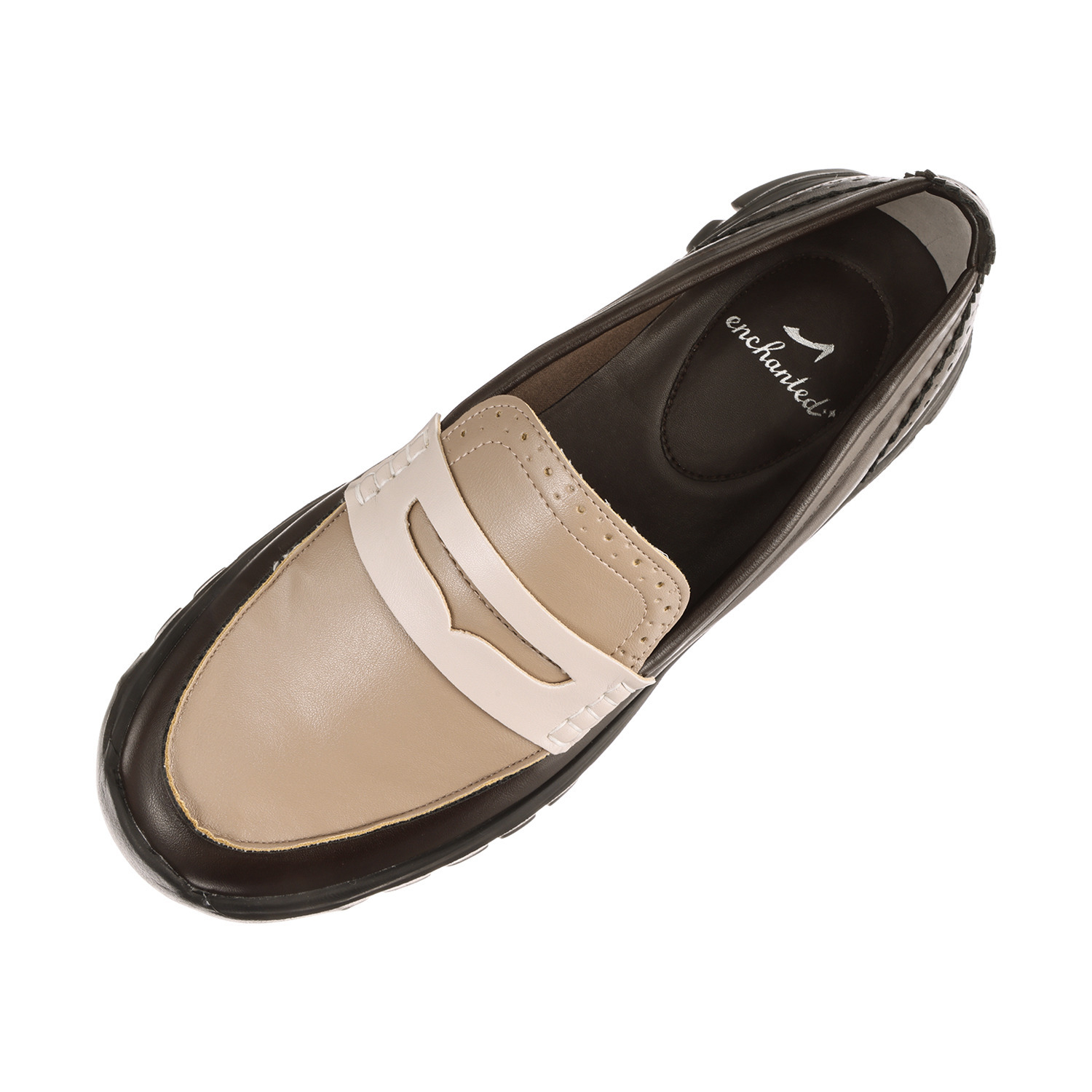 エンチャンテッド 防水　はっ水 晴雨兼用！ スニーカー感覚の 軽量コインローファー