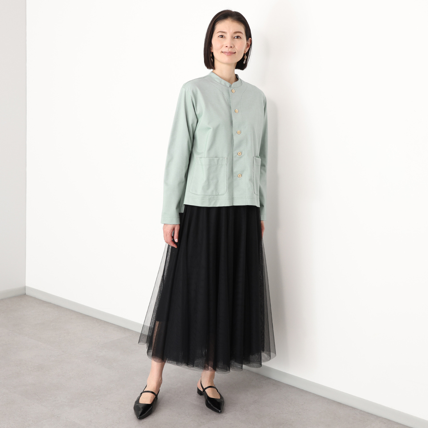 シロヤイチガントウキョウ ベルガモ ツイルジャケット