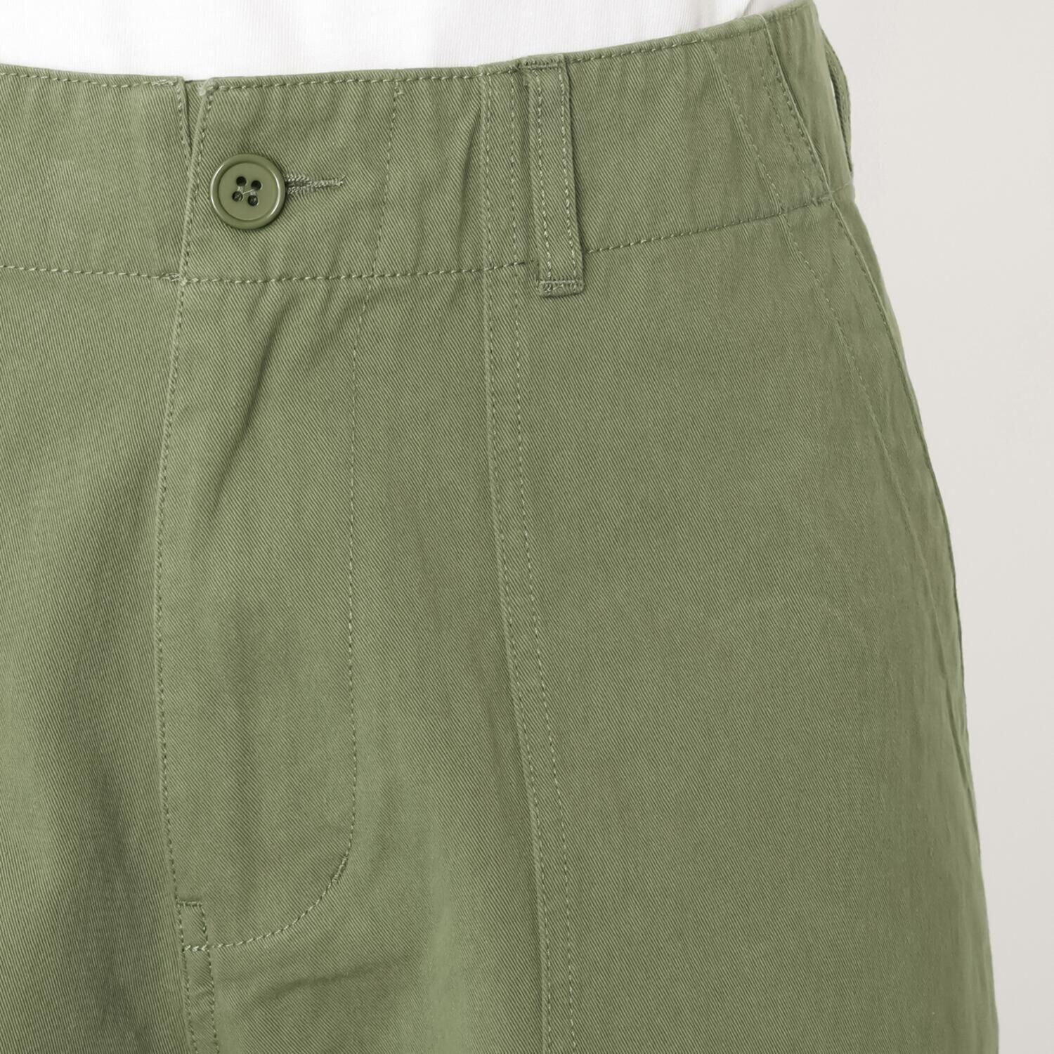 ラソエヌサーティスリー ディグリーズ バイオウォッシュ加工 ウエスト調整可能 ゆったりシルエット ワークカーゴパンツ