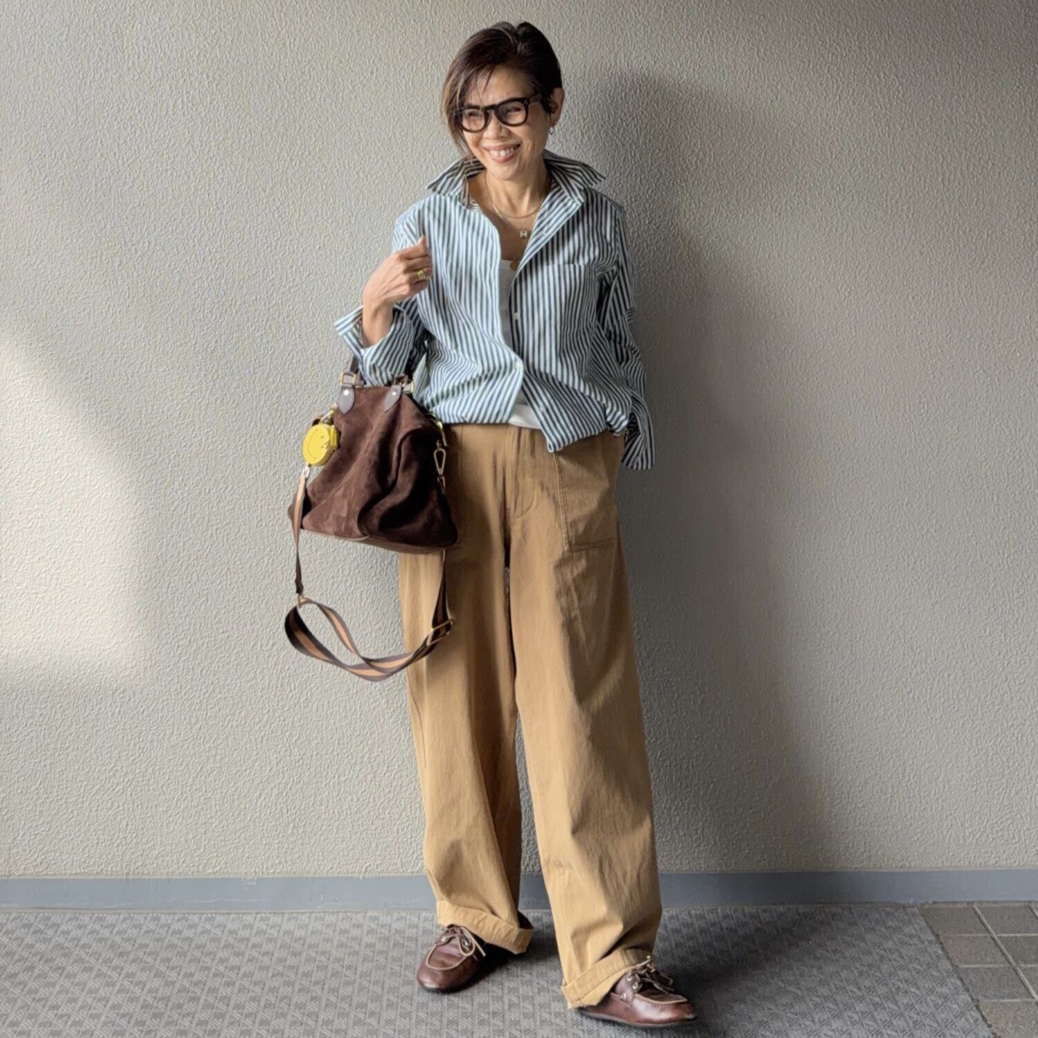 ラソエヌサーティスリー ディグリーズ バイオウォッシュ加工 ウエスト調整可能 ゆったりシルエット ワークカーゴパンツ