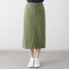 ラソエヌサーティスリー ディグリーズ バイオウォッシュ加工 ウエスト調整可能 ワークカーゴスカート