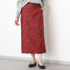 イロプライム 華やかジャガード ナロースカート