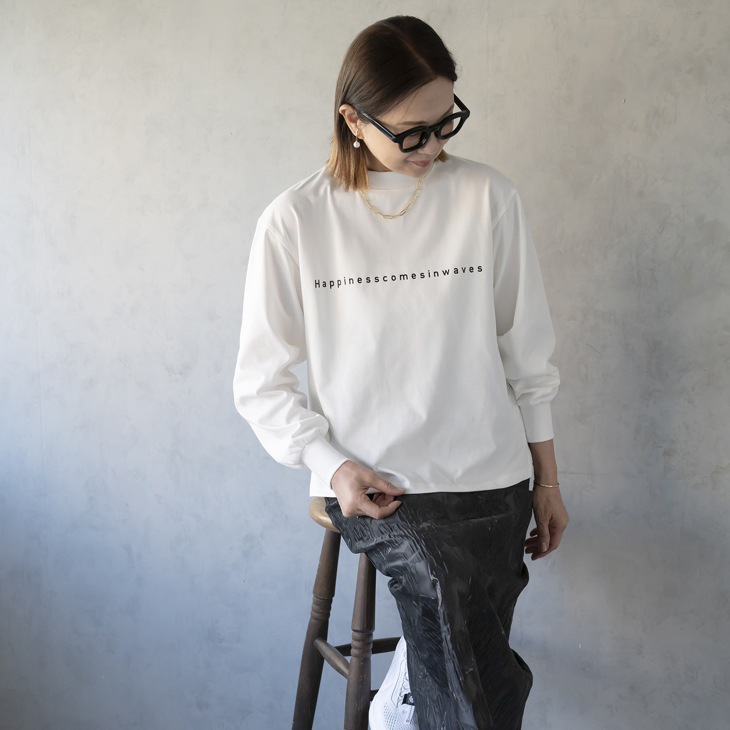 イロプライム 柔らか素材 控えめロゴＴシャツ