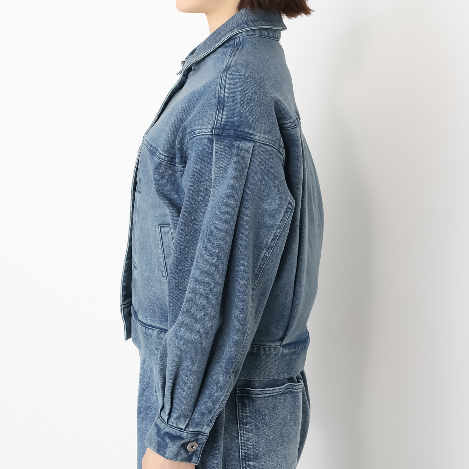 イロプライム 大人の華やか デニムジャケット