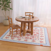 ＥＬＬＥ　ＨＯＭＥ スプリングコレクション シェニールプリントラグ ＜１９０×１９０ｃｍ＞