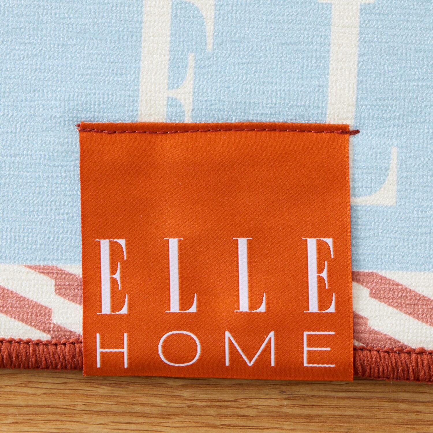 ＥＬＬＥ　ＨＯＭＥ スプリングコレクション シェニールプリントラグ ＜１３０×１９０ｃｍ＞