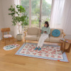 ＥＬＬＥ　ＨＯＭＥ スプリングコレクション シェニールプリントラグ ＜１３０×１９０ｃｍ＞