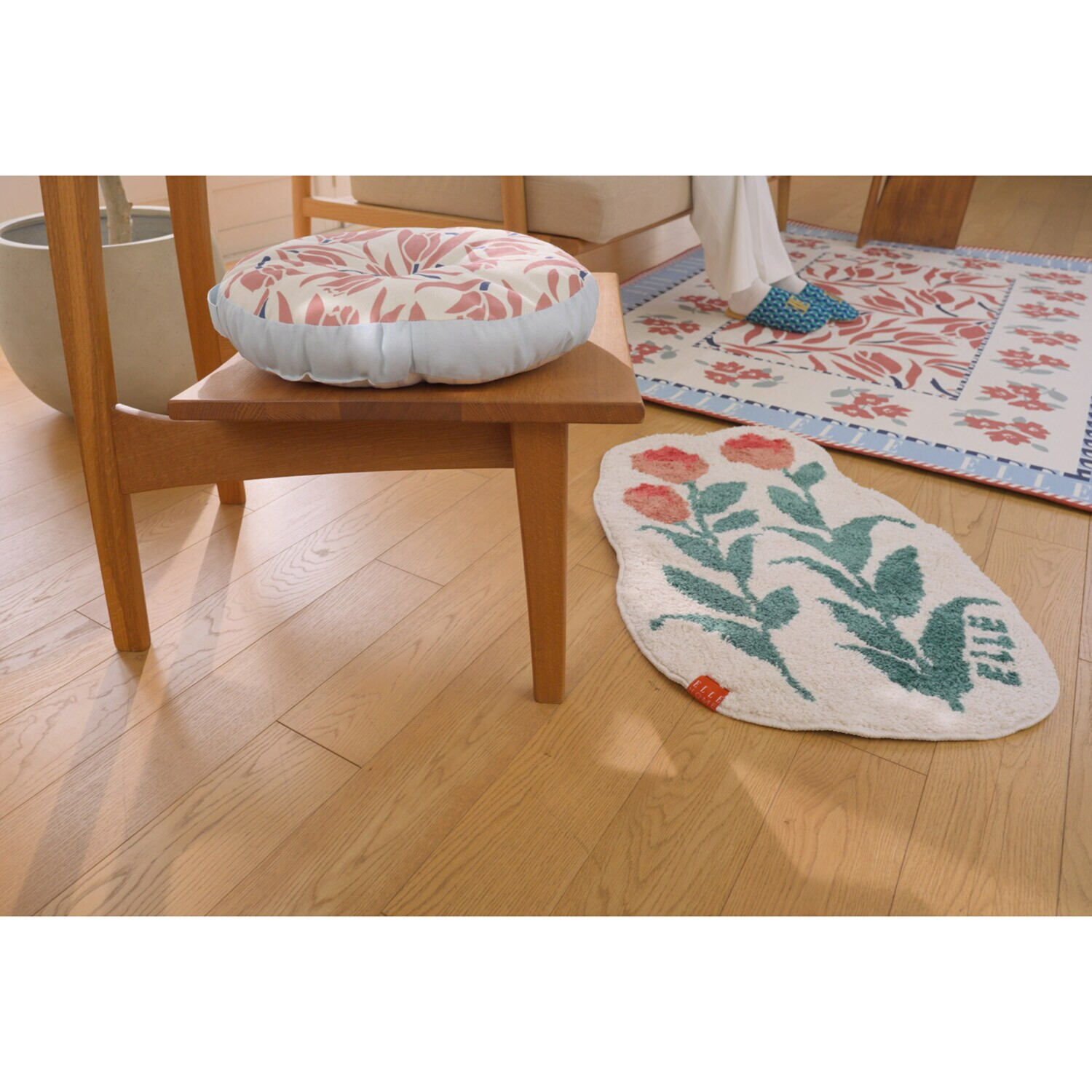 ＥＬＬＥ　ＨＯＭＥ スプリングコレクション 玄関マット