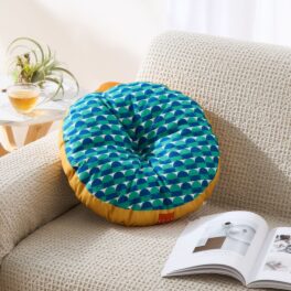 ＥＬＬＥ　ＨＯＭＥ スプリングコレクション リバーシブル ラウンドクッション