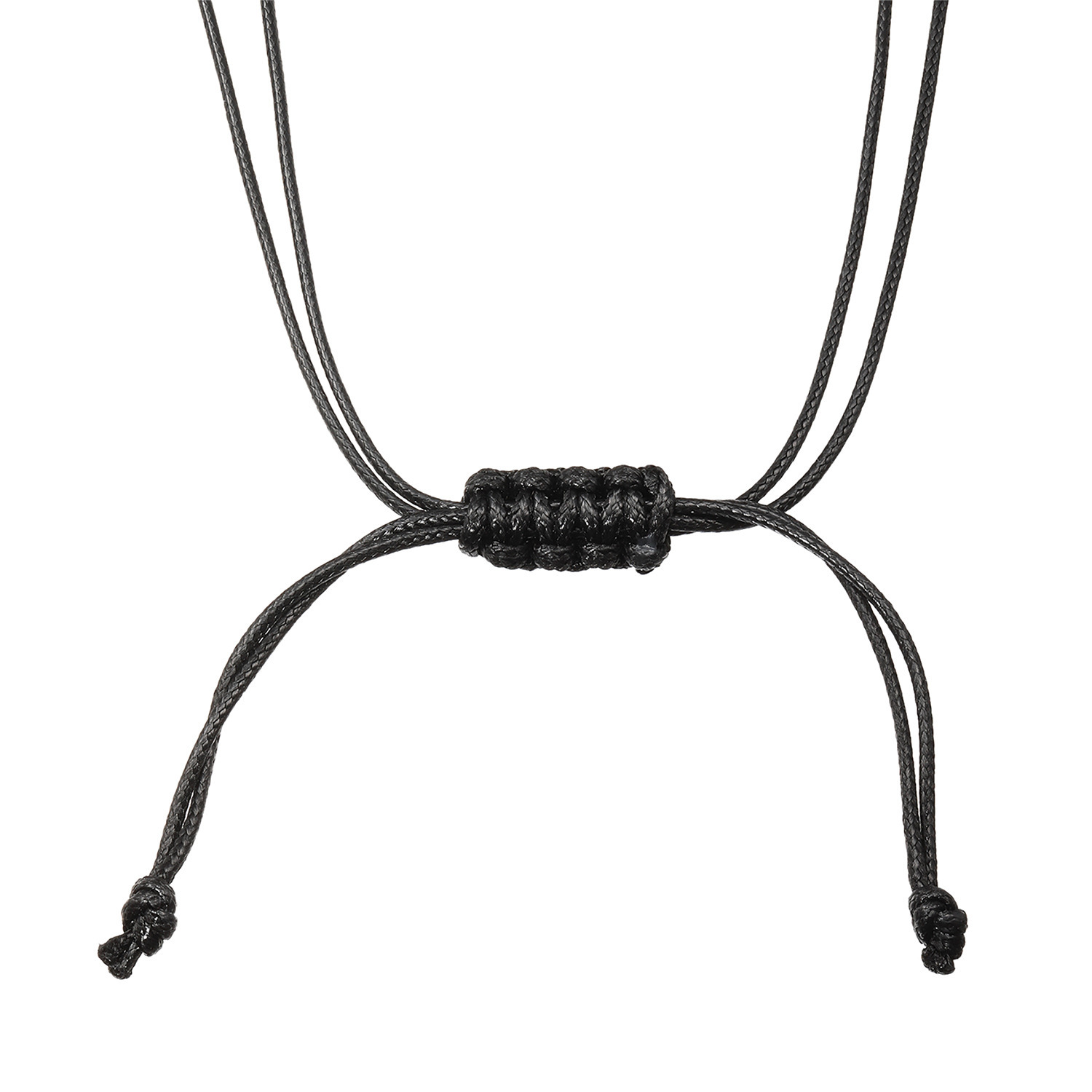 グレイスモア 水牛 ドロップシェイプ スライドコード ２ウェイロングネックレス