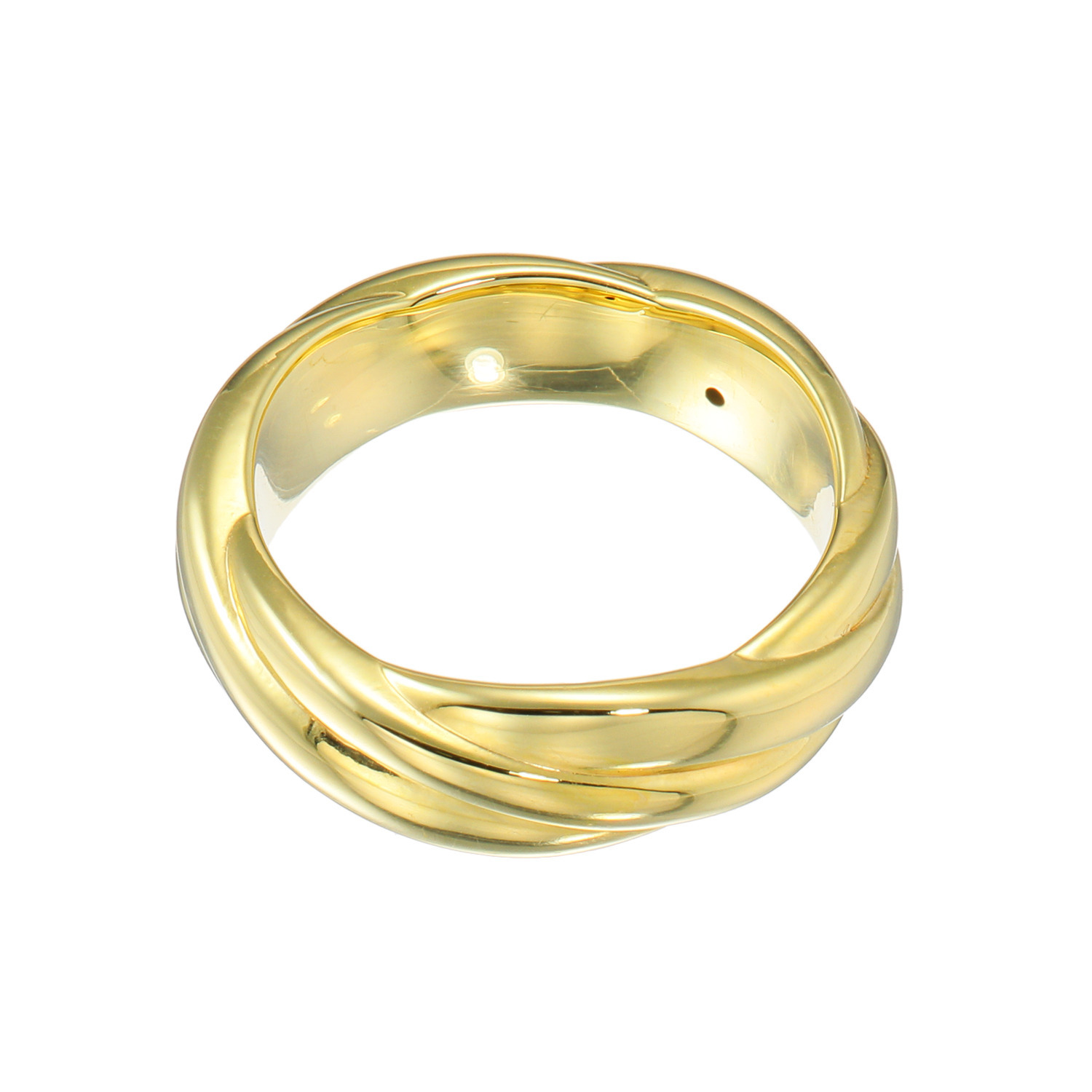 アルテッロ １８Ｋ ツイストウェービーライン リング