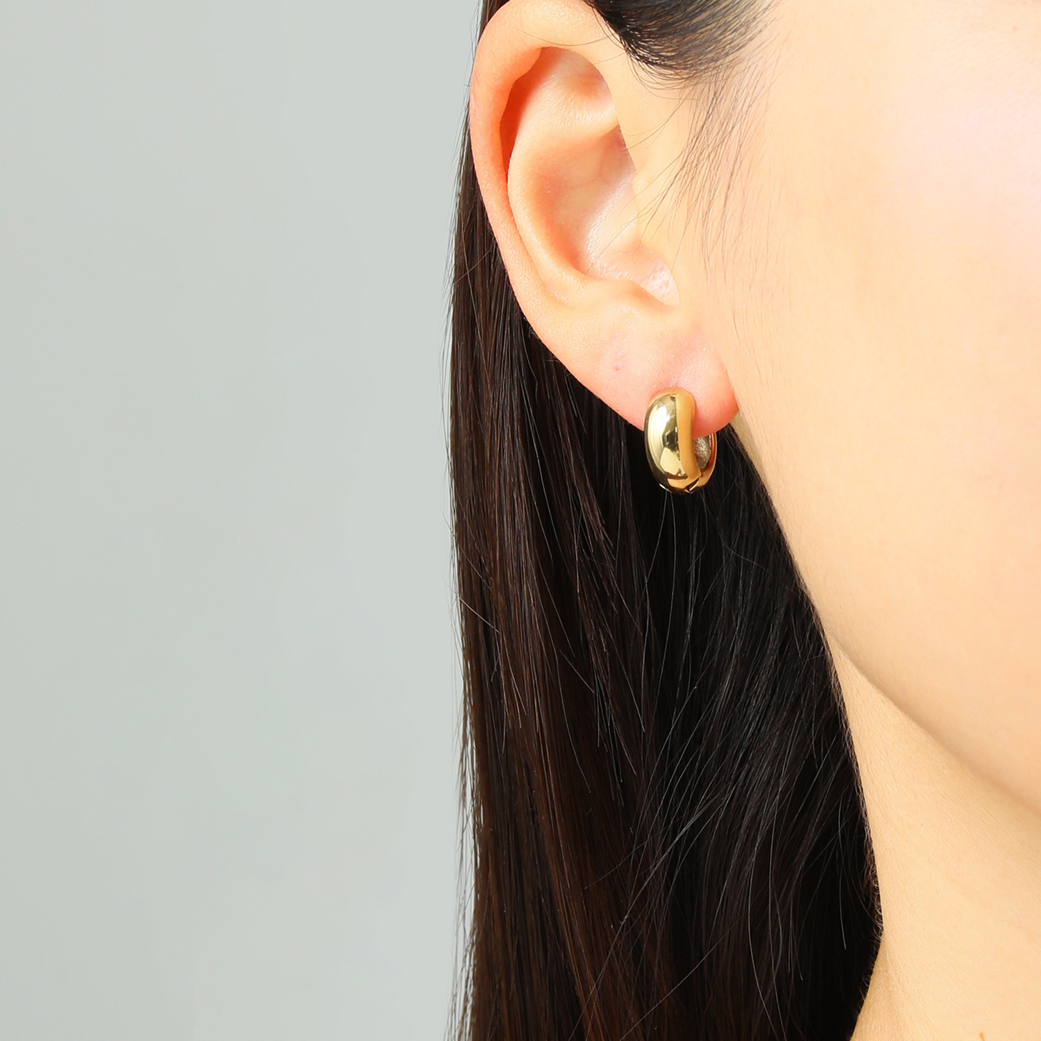 アシエステンレス サージカルステンレス スモール フープピアス