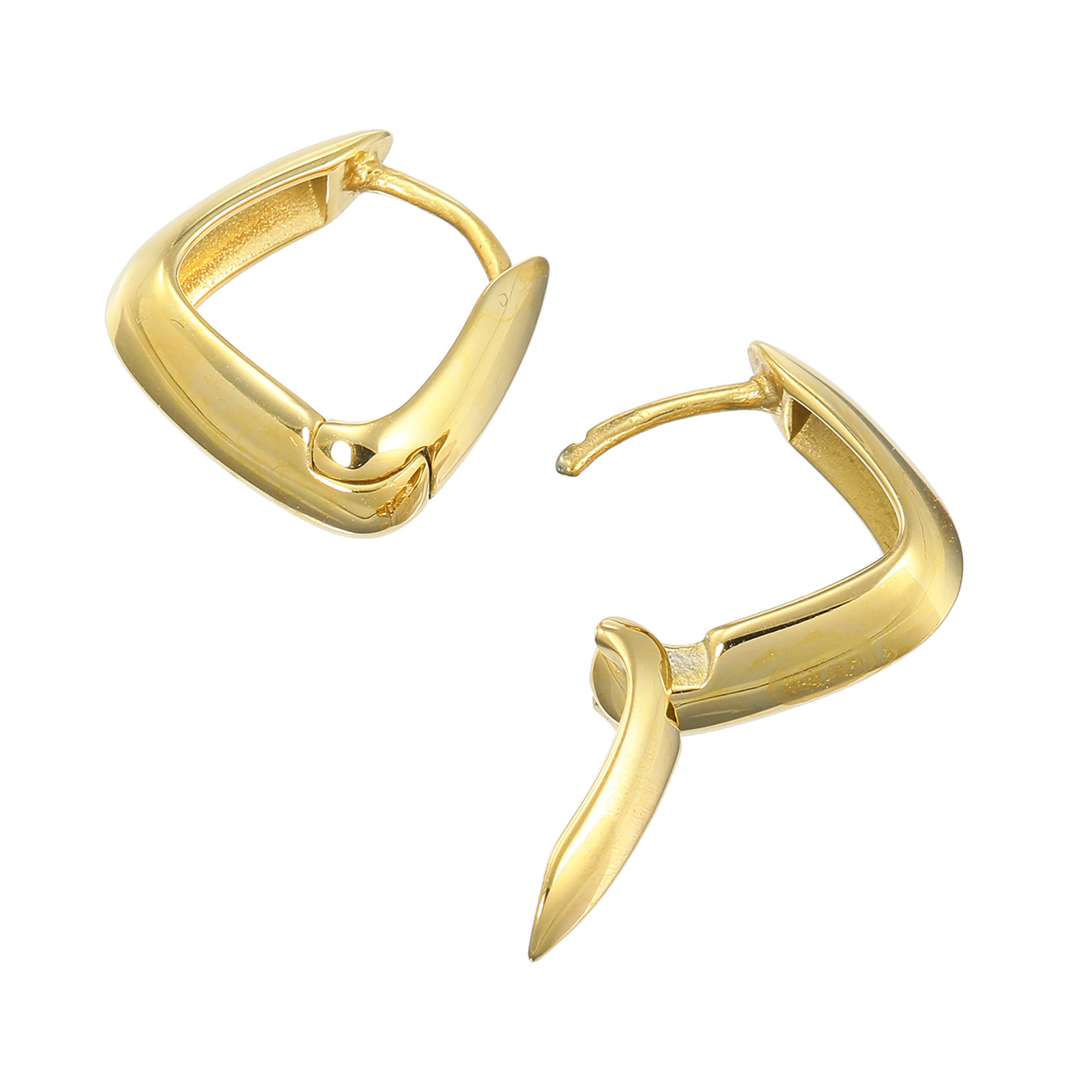 アシエステンレス サージカルステンレス ボリューム フープピアス