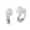 パール　ユリマ 宇和島産 無調色越物 ８ｍｍＵＰ 大玉アコヤパール イヤリング／ピアス