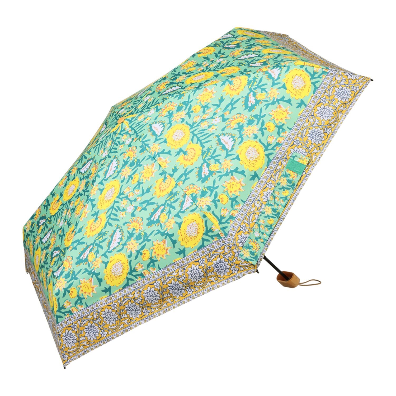 ノットヨット かわいいプリント柄 晴雨兼用 折りたたみ傘