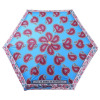ノットヨット かわいいプリント柄 晴雨兼用 折りたたみ傘