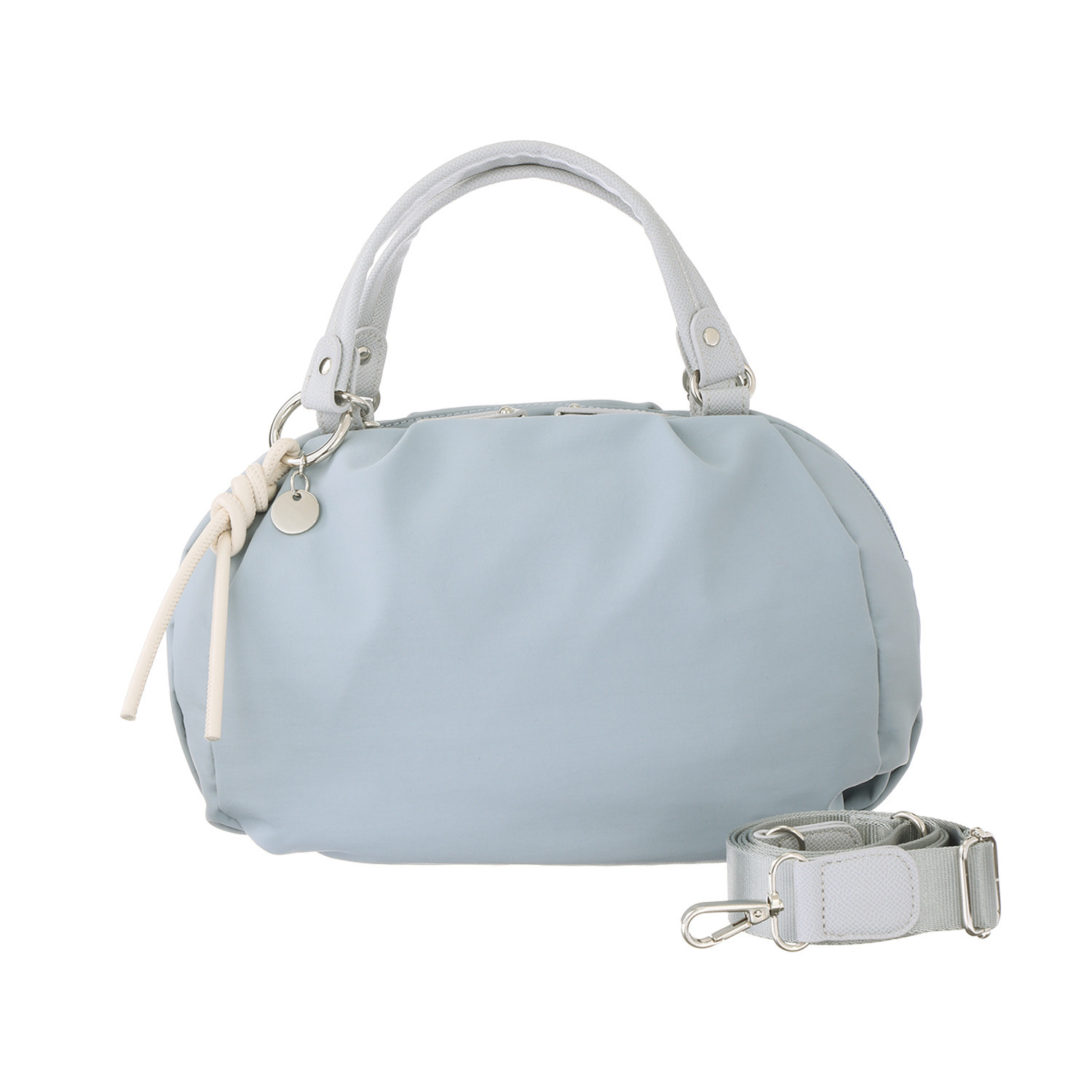 マドモワゼル　ザザ チャーム付 はっ水 ２ウェイバッグ