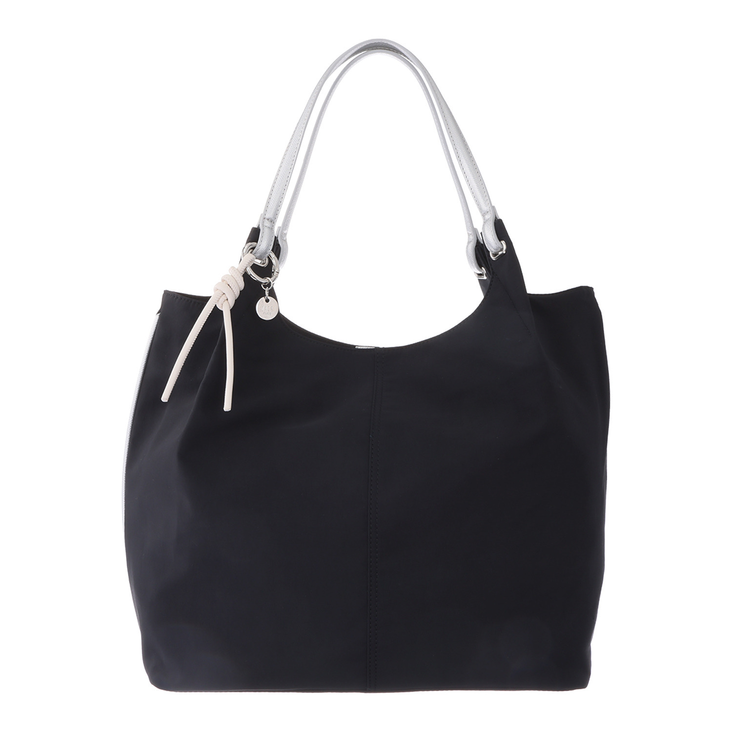 マドモワゼル　ザザ チャーム付 はっ水 トートバッグ