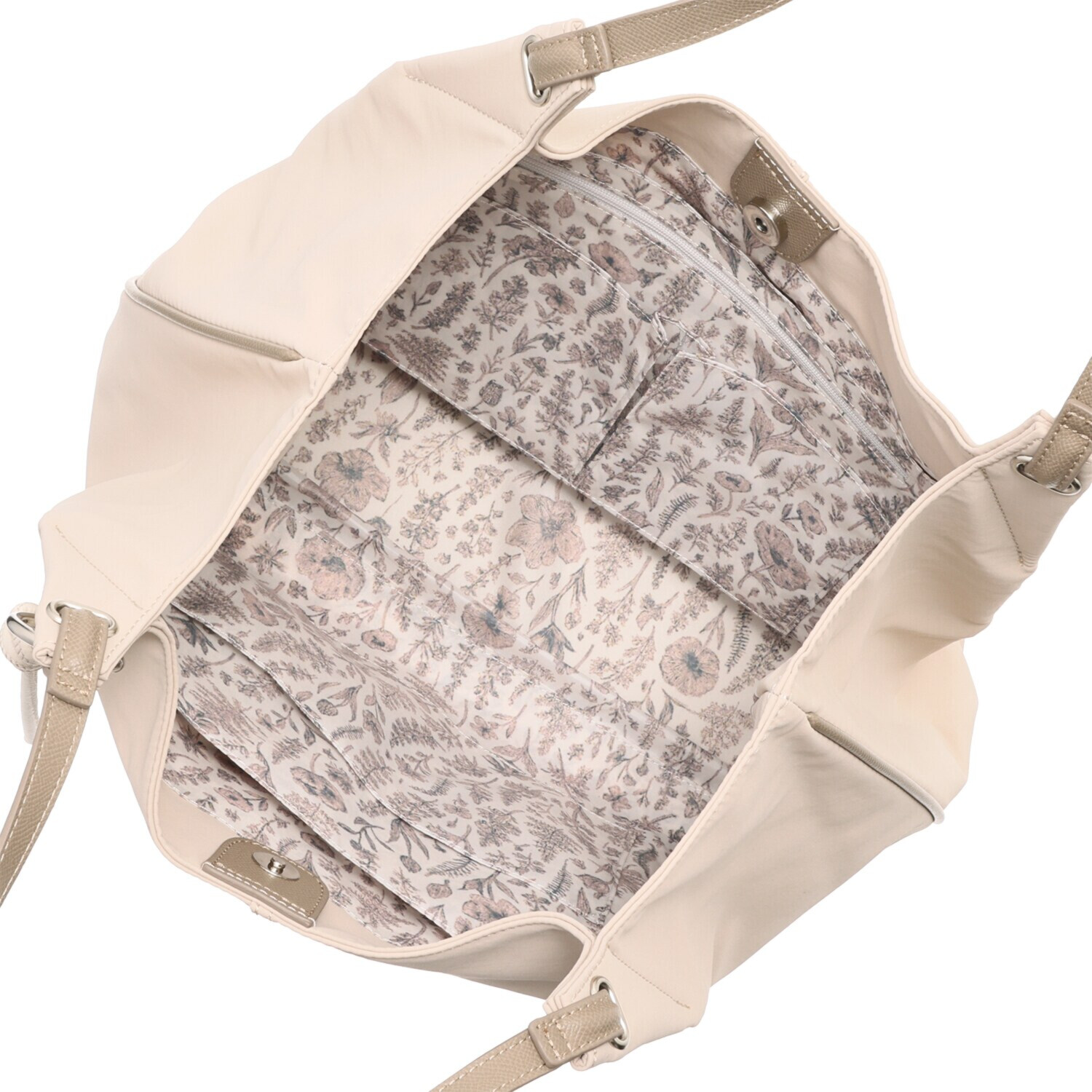 マドモワゼル　ザザ チャーム付 はっ水 トートバッグ