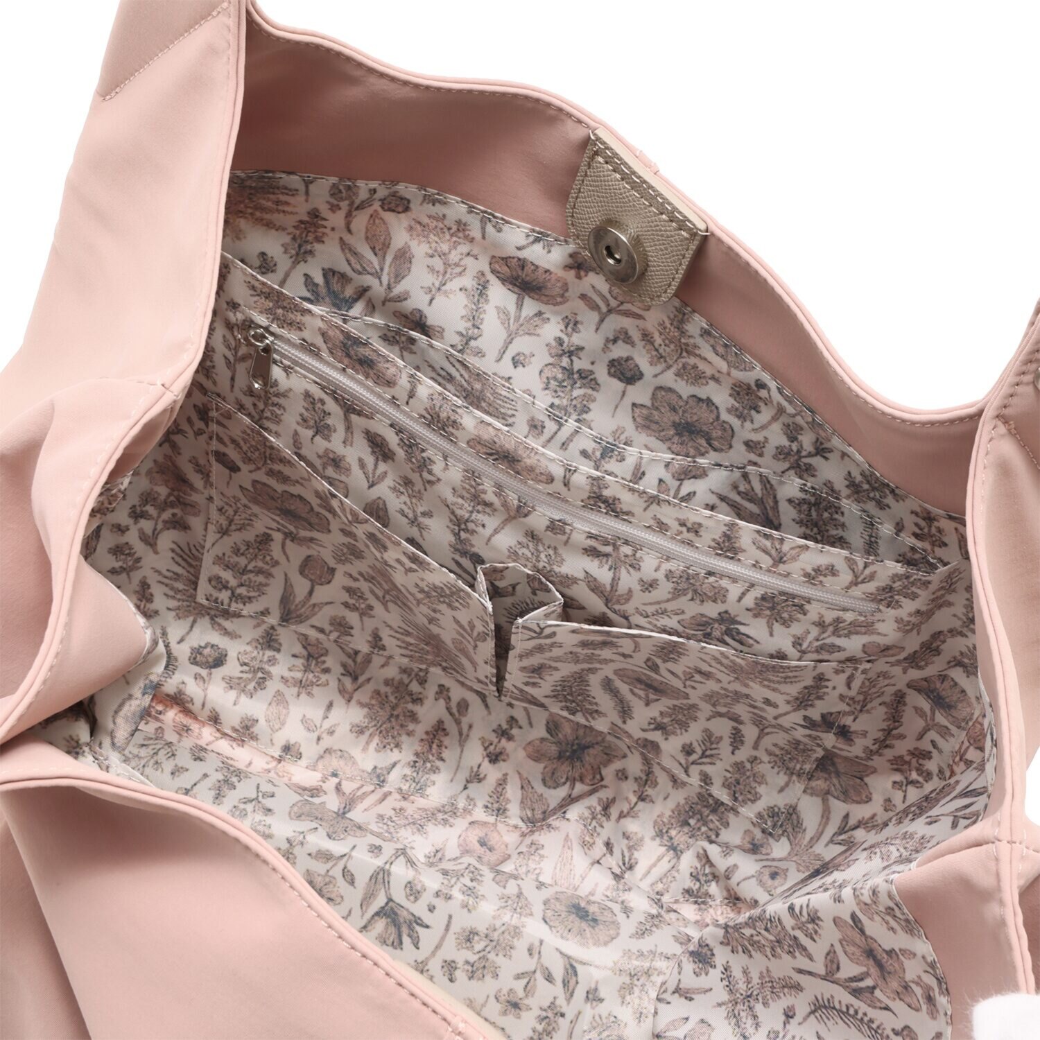 マドモワゼル　ザザ チャーム付 はっ水 トートバッグ