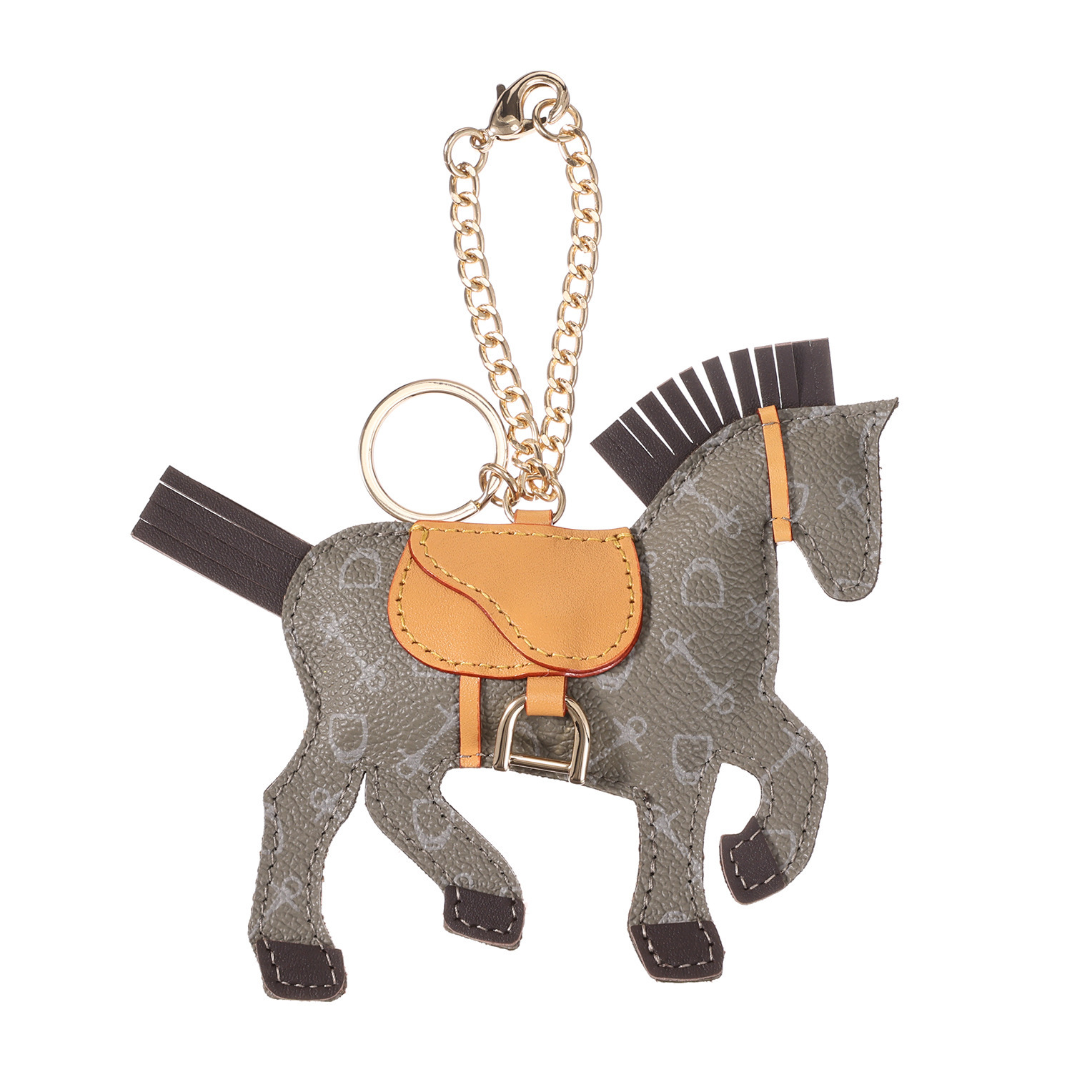 ホワイ “ハーネスホース” 馬モティーフチャーム ＜ラージ＞