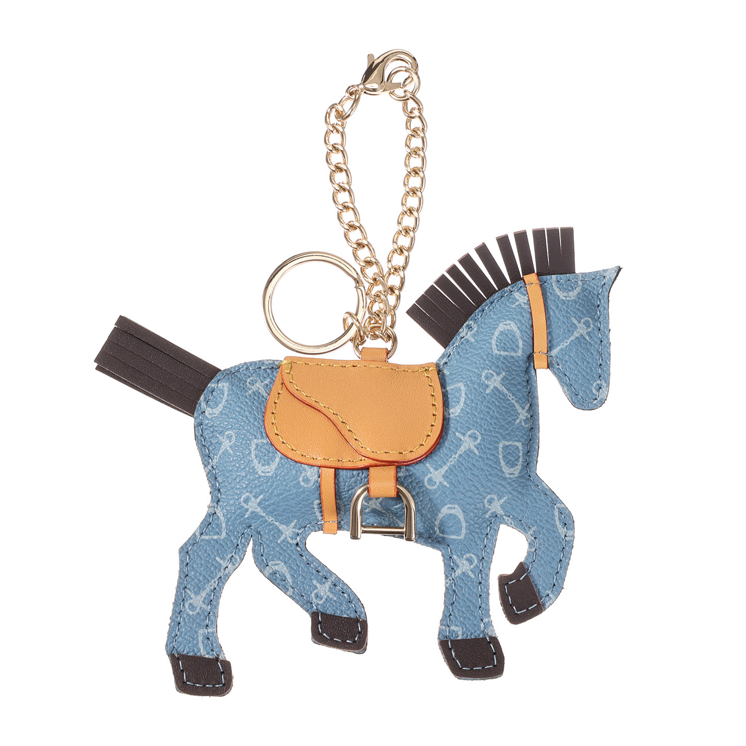 ホワイ “ハーネスホース” 馬モティーフチャーム ＜ラージ＞