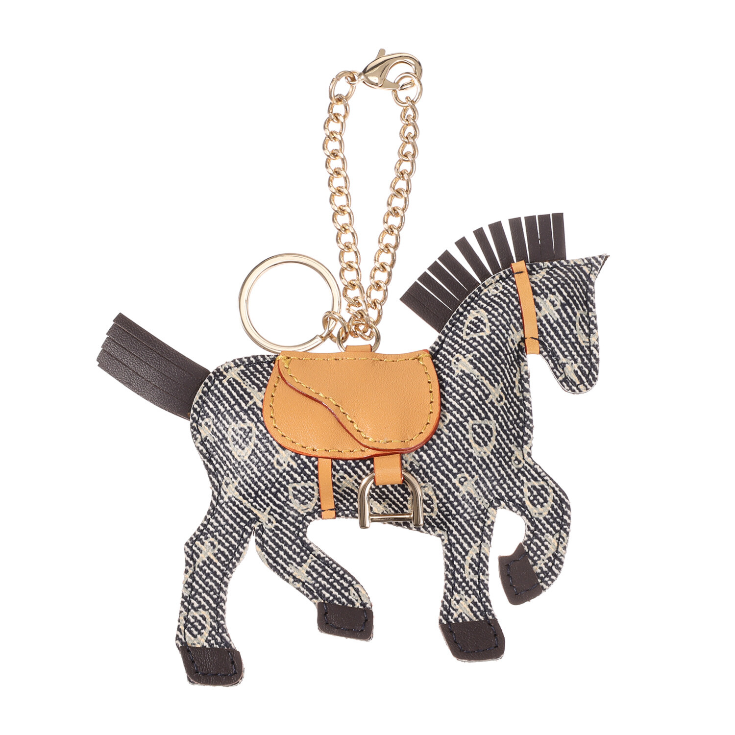 ホワイ “ハーネスホース” 馬モティーフチャーム ＜ラージ＞