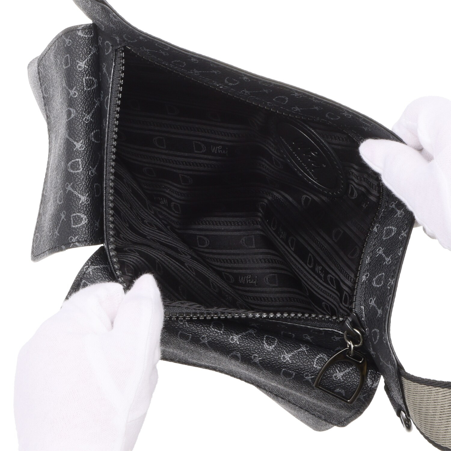 ホワイ “ハーネスプリント” ボディバッグ