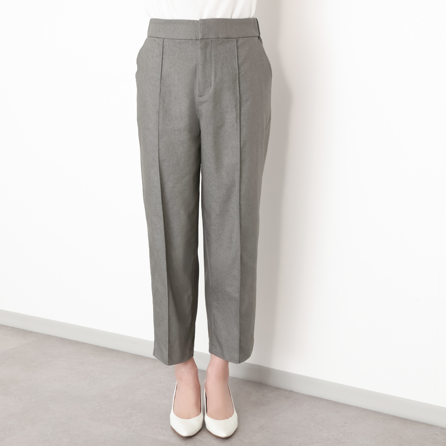 タマミ　ワタナベ テーパードシルエット スウィンギーパンツ