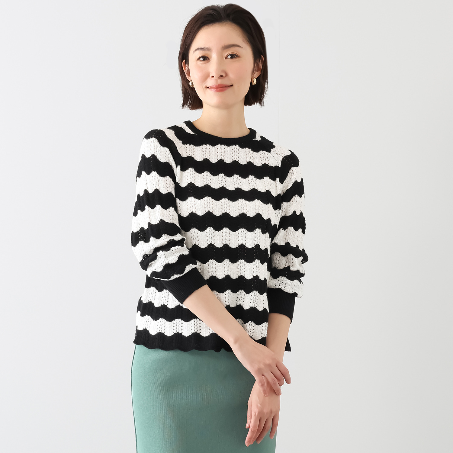 タマミ　ワタナベ ニットプルオーバー “ナミナミモナミ”