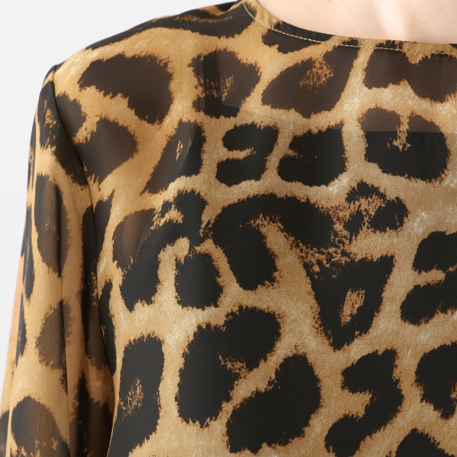 タマミ　ワタナベ インナー付 シアーブラウス “エールクレール”