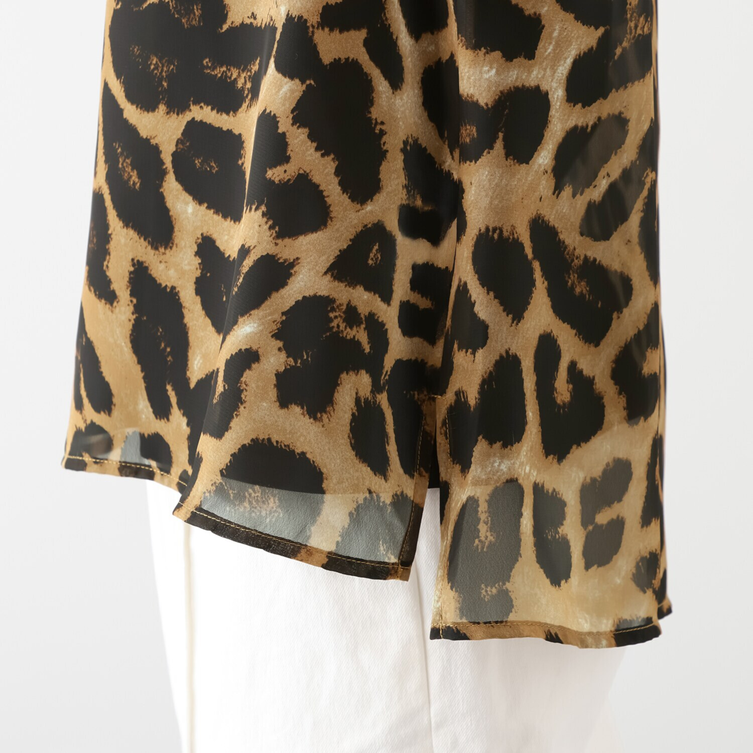 タマミ　ワタナベ インナー付 シアーブラウス “エールクレール”