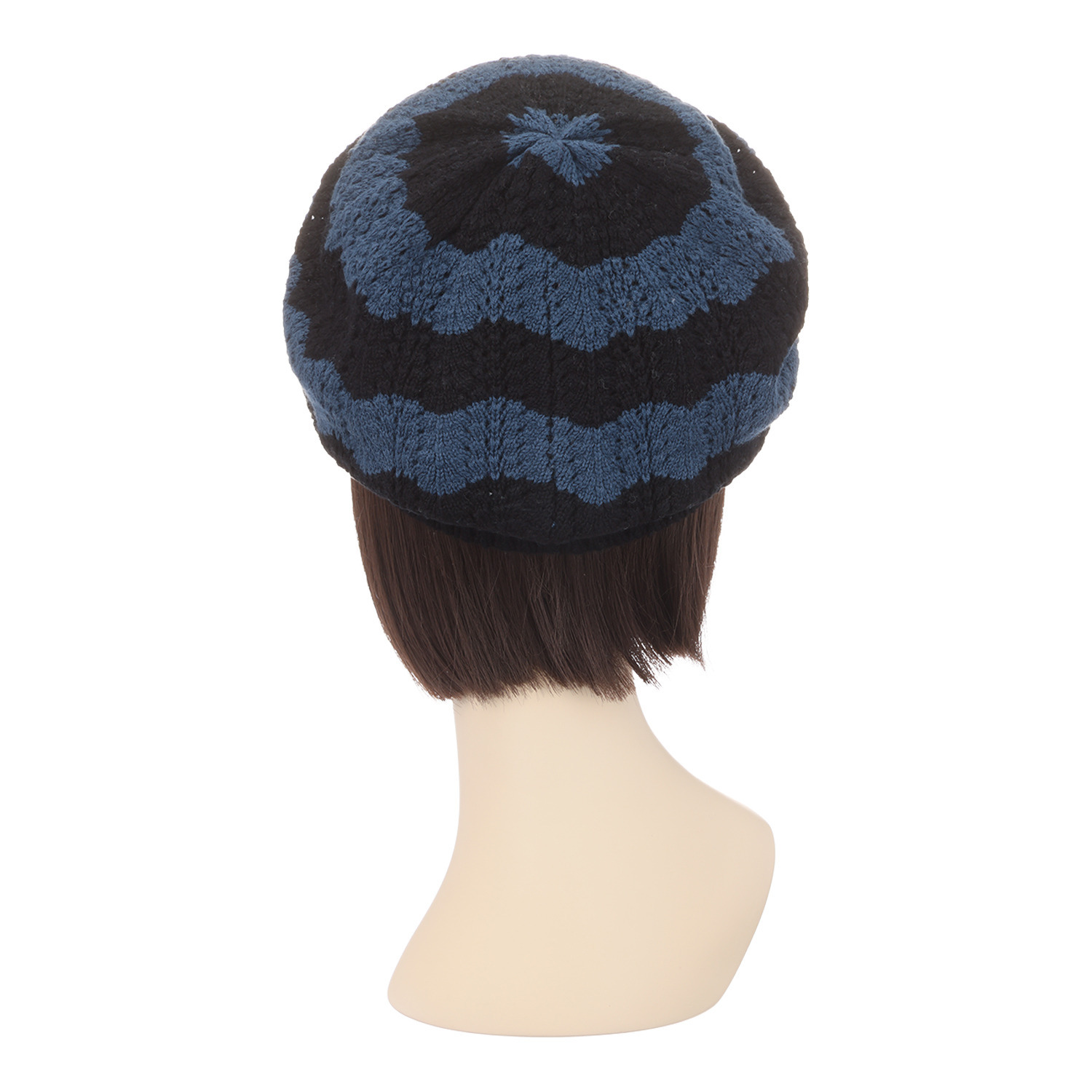 タマミ　ワタナベ ニットベレー帽 “ナミナミモナミ”