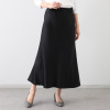 元町ゼラール とろみ＆きれい見えサテン シルエットが美しい フレアースカート