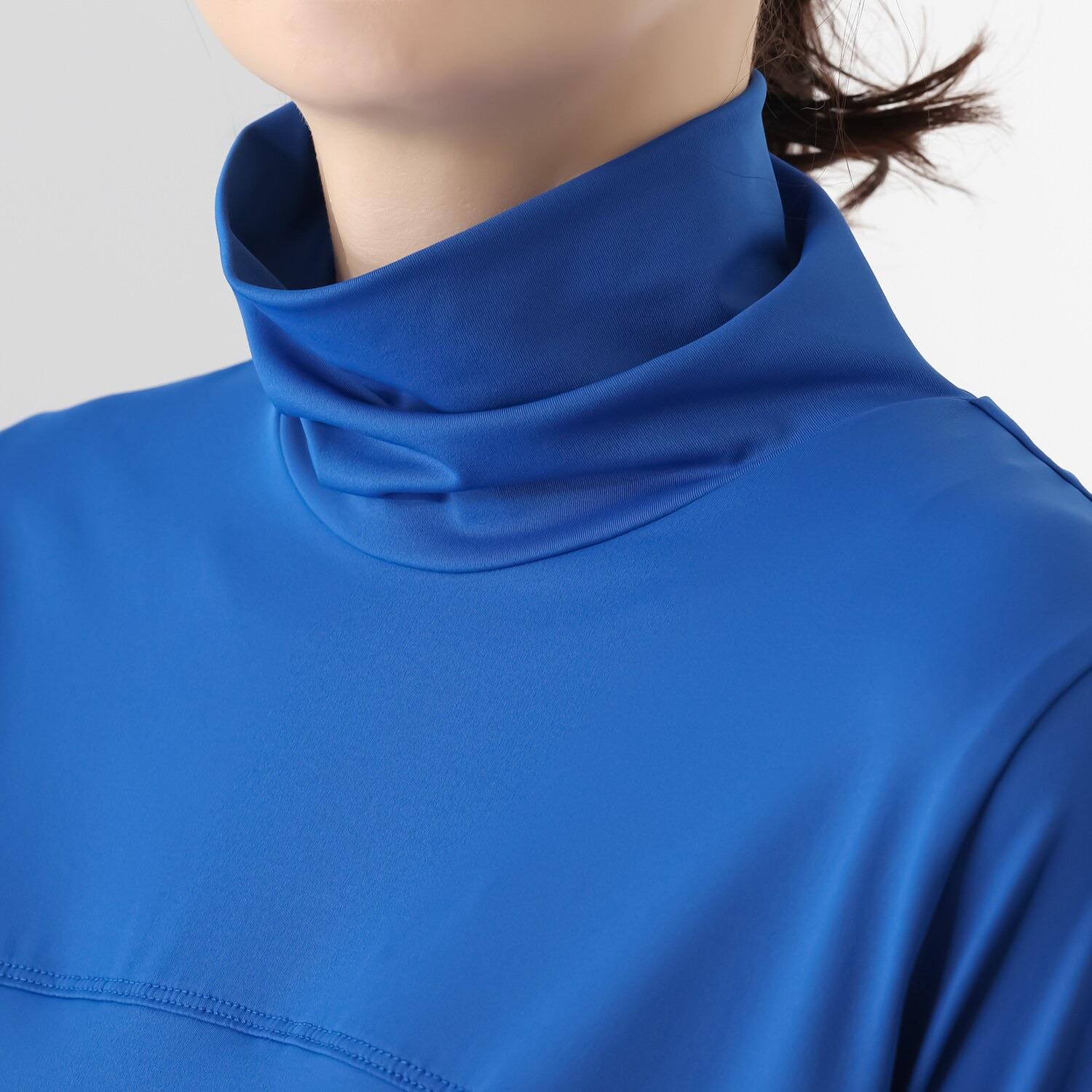 ミミコプラス 春ティアード ハイネック ライトプルオーバー