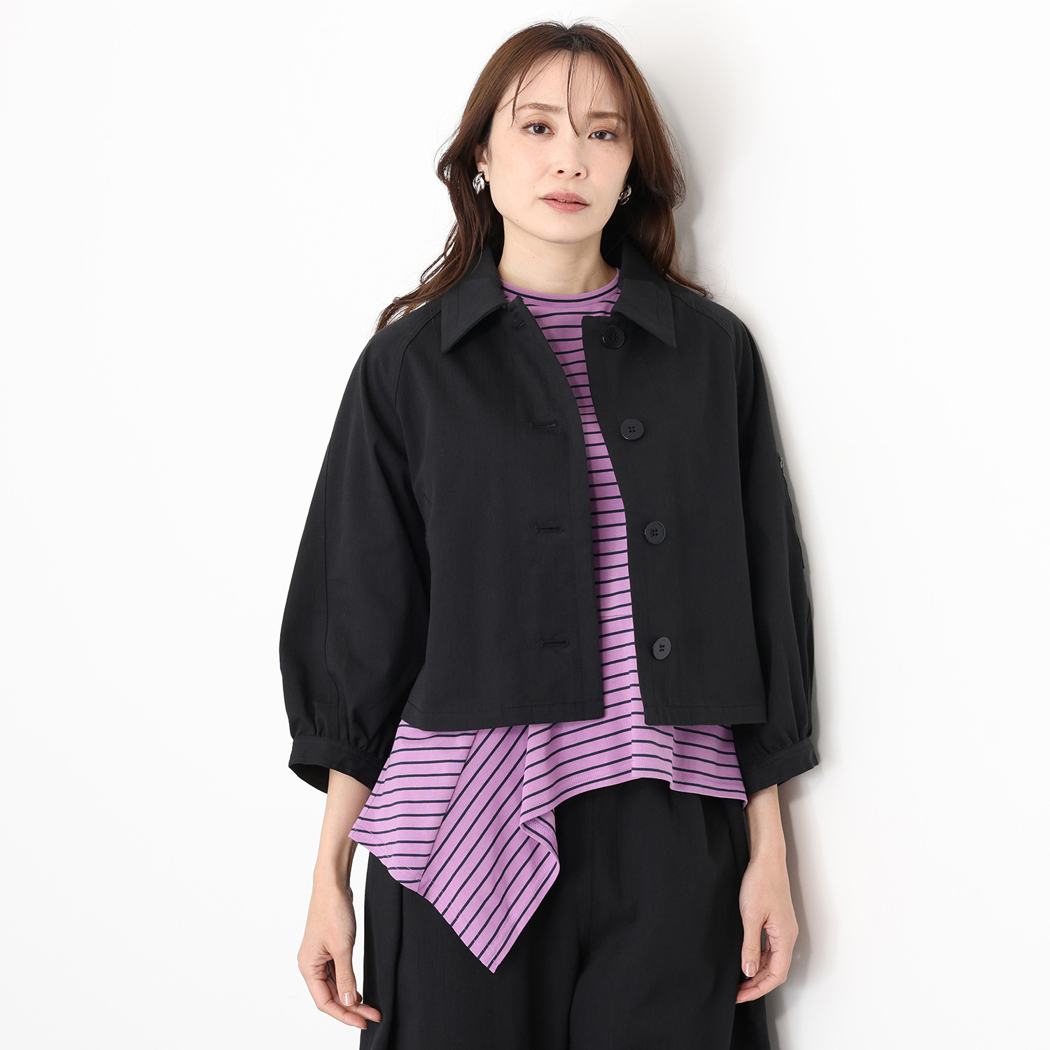 ヒロコ　デシネール ニュースラブデニム 大人女子のための すっきり着丈 おしゃれジャケット